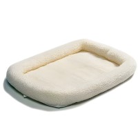 MidWest лежанка Pet Bed флисовая 55х33 см белая