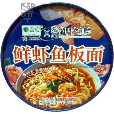 Лапша быстрого приготовления LeiQia с морепродуктами, 112гр.
