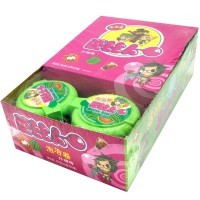 Жевательная резинка Baby Bubble Rolls с фруктовыми вкусами(арбуз, клубника, Кока Кола) в форме Ленты