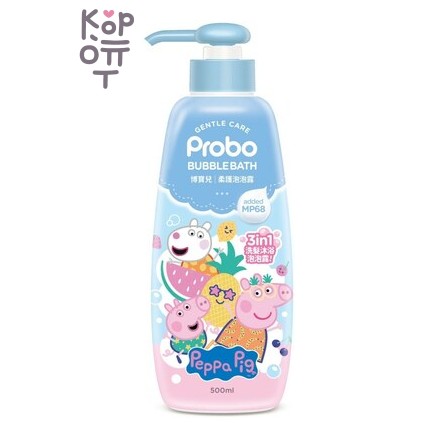 PROBO Gentle Care 3in1 Bubble Bath Peppa Pig - Пена для ванны 3в1 Свинка Пеппа с нежным ароматом Хлопка 500мл.