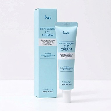 Prreti Eye Cream Biome Collagen - Крем для кожи вокруг глаз с Коллагеном 30мл. &mdash; Корейские товары для всей семьи(КорОпт)