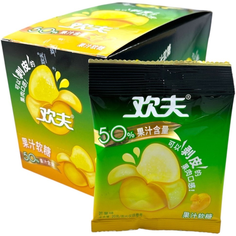 Жевательный фруктовый мармелад Счастливый муж - с фруктовым соком и вкусом Манго, купить с доставкой на дом фото 1 &mdash; Корейские товары для всей семьи(КорОпт)
