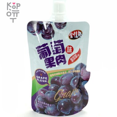 Желе фруктовое Quilong со вкусом Винограда — Корейские товары для всей семьи(КорОпт)