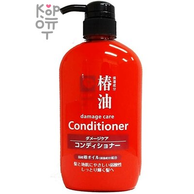 Kumano Cosme Station Damage care Conditioner - Бессиликоновый Кондиционер для поврежденных волос с маслом камелии, 600мл.