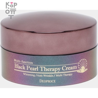 Deoproce Black Pearl Therapy Cream - Антивозрастной крем с Черным Жемчугом 100гр. &mdash; Корейские товары для всей семьи(КорОпт)
