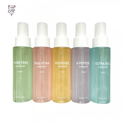 Enough 8 Peptide Aurora Mist - Антивозрастной увлажняющий мист для лица 80мл.