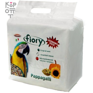 FIORY корм для крупных попугаев Pappagalli 2,8 кг &mdash; Корейские товары для всей семьи(КорОпт)