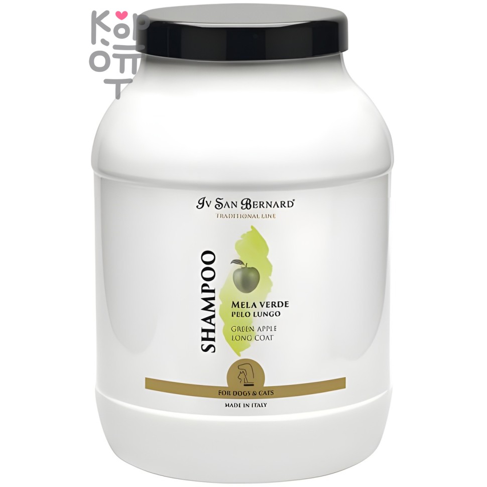 ISB Traditional Line Green Apple Шампунь для длинной шерсти 3л.