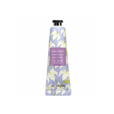 The Saem Perfumed Hand Cream Baby Powder — Парфюмированный крем для рук с ароматом детской пудры, 30 миллилитров