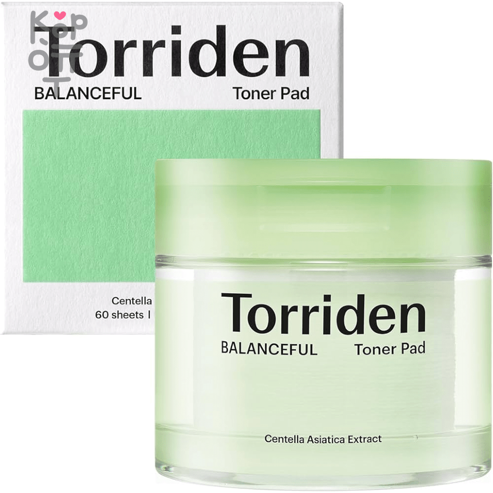 Torriden Balanceful Toner Pad - Успокаивающие тонер-пэды 60шт. (180мл.), купить с доставкой на дом фото 1 &mdash; Корейские товары для всей семьи(КорОпт)