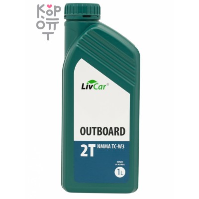 LIVCAR OUTBOARD 2T NMMA TC-W3 / Масло для двухтактных подвесных двигателей (1л)