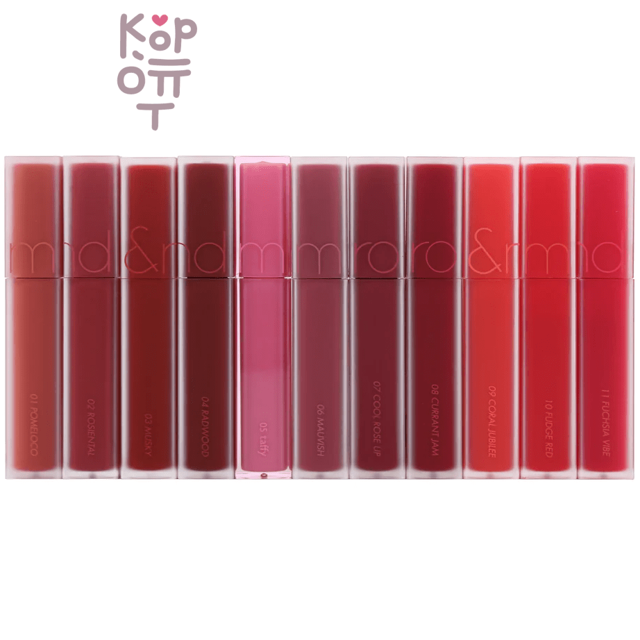 Rom&Nd Blur Fudge Tint 05 Bibi Candy - Матовый тинт для губ с нежно-розовым оттенком 5 г