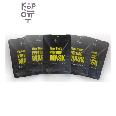 Thinkco Time Back Peptide Mask (set) - Набор тканевых масок для лица с пептидами, 23 мл × 5 шт