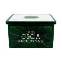 Tenzero Daily Cica Soothing Mask - Ежедневная успокаивающая маска для лица 350 гр/30 шт