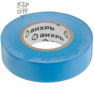 Вихрь Изолента синяя, 10 м × 15 мм