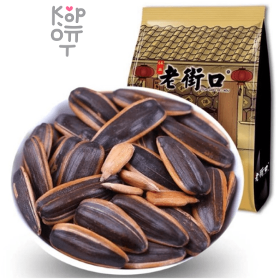 Lao Jie Kou Sunflower Seeds With Pekan Flavor - Крупные жаренные семечки подсолнечника со вкусом ореха Пекан, 400гр.