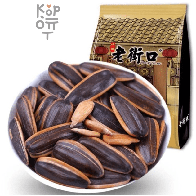 Lao Jie Kou Sunflower Seeds With Pekan Flavor - Крупные жаренные семечки подсолнечника со вкусом ореха Пекан, 400гр.