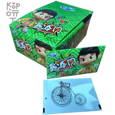 Жевательная резинка Baolengmen - Тату внутри, со вкусом Арбуза — Корейские товары для всей семьи(КорОпт)