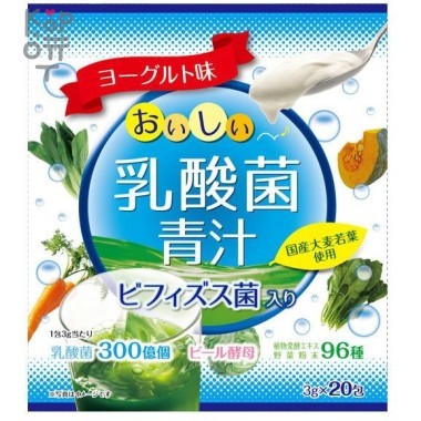 Yuwa Lactic acid bacteria green juice  Концентрат для приготовления безалкогольных напитков "Аодзиру со вкусом йогурта" (3гр.*20шт.) &mdash; Корейские товары для всей семьи(КорОпт)