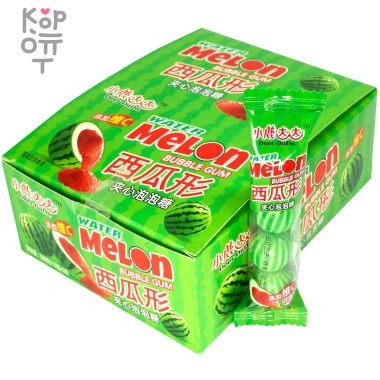 Жевательная резинка Deer DaDa с фруктовым вкусом в форме Арбуза &mdash; Корейские товары для всей семьи(КорОпт)