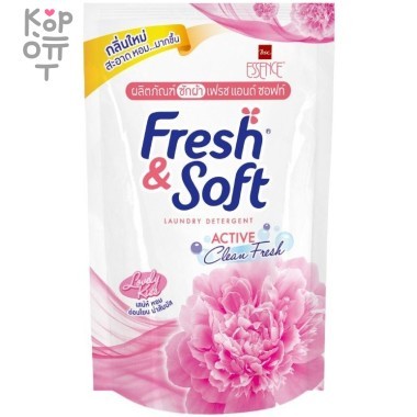 LION Essence Fresh &amp; Soft Lovely Kiss Pink Elegance - Средство для стирки жидкое 400мл., мягкая упаковка &mdash; Корейские товары для всей семьи(КорОпт)