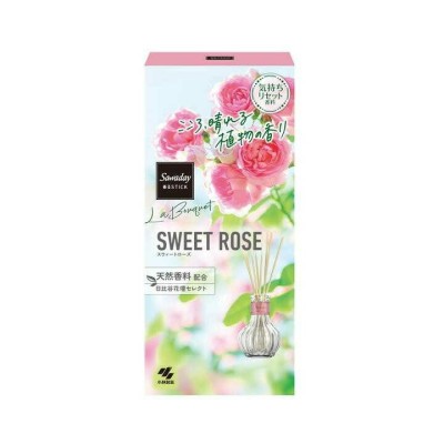 094259 "Sawaday Fragrant Stick" Освежитель воздуха для дома (с палочками) сладкая роза 70мл