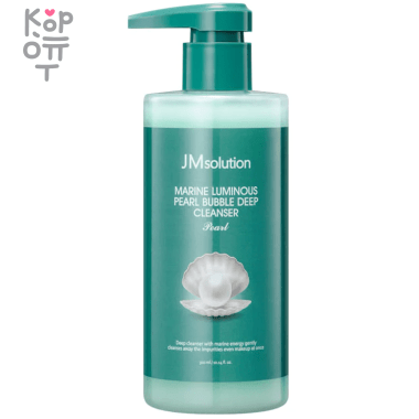 JMsolution Foaming Cleanser Marine Luminous Pearl Deep Moisture - Очищающая пенка для лица с Морскими Минералами 200мл. — Корейские товары для всей семьи(КорОпт)