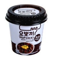 Yopokki Jajang Topokki - Рисовые клецки с соусом Чаджан.