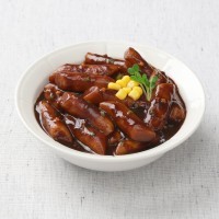 Yopokki Jajang Topokki - Рисовые клецки с соусом Чаджан.