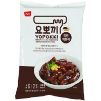 Yopokki Jajang Topokki - Рисовые клецки с соусом Чаджан.