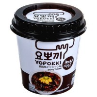 Yopokki Jajang Topokki - Рисовые клецки с соусом Чаджан.