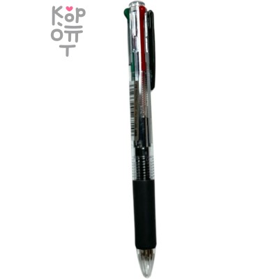 Deli Color Ballpoint Pen - Ручка 3-х цветная шариковая на масляной основе, толщина 0,5мм
