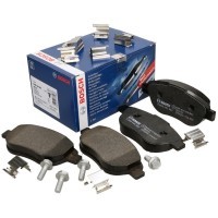 BOSCH Disc Brake Pad BP3098 - Тормозные колодки (41060-EG090, AY040-NS122, AY040-NS129, 41060-0V790, 41060-AR090, D1060-EG00C, AY040-NS079, AY040-NS098), 1 комплект