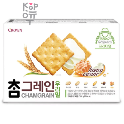 Crown Chamgrain Cookie - Печенье(крекер) с кремовой начинкой с мёдом и сыром маскарпоне