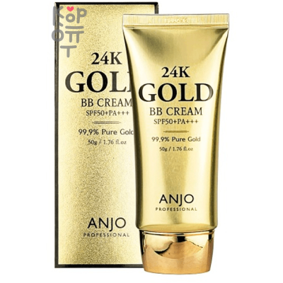 ANJO BB Cream 24K Gold SPF 50+Pa+++ - ББ-крем для лица с Золотом 50мл.