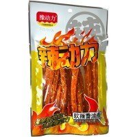 Снэк Yudongli Foods Ядрено-Перченый, 76гр. - Пряный пшеничный снек с пряным вкусом, круглый