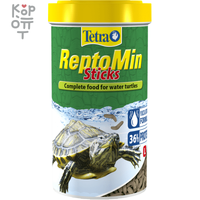 Tetra ReptoMin корм в виде палочек для водных черепах 500мл.