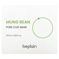 beplain Mung Bean Pore Clay Mask - Глиняная маска для сужения пор с бобами маш 120 мл