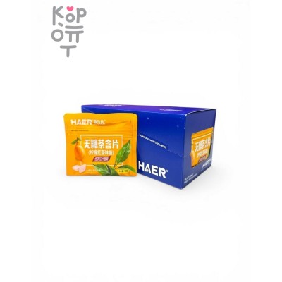 Драже HAER Холодок без сахара со вкусом Лимонного чая