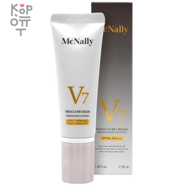 Pretty Skin McNally V7 Miracle BB Cream - Увлажняющий коллагеновый ВВ-крем 50мл.