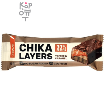 Chika Layers - Протеиновый батончик с начинкой 60 г