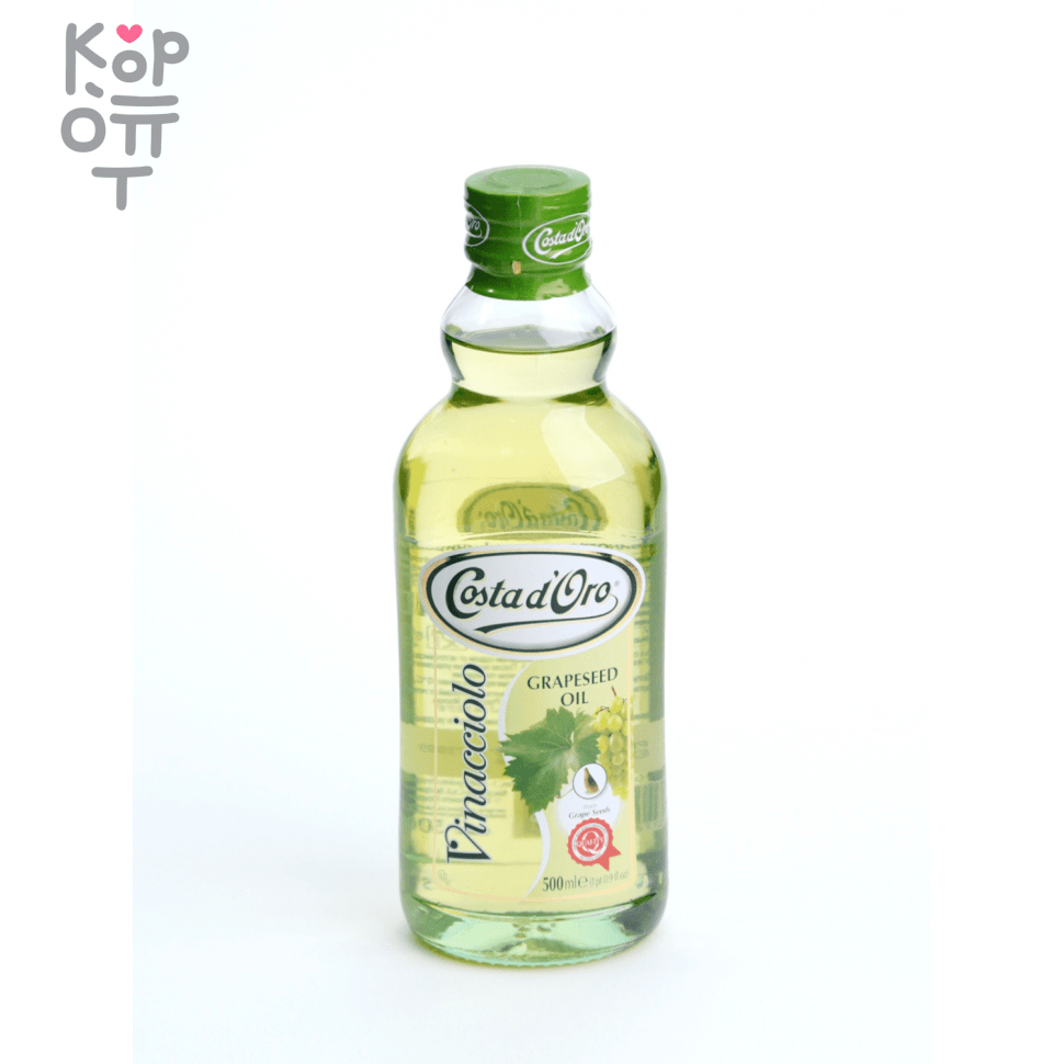 Масло из виноградных косточек COSTA D`ORO, 500мл.  , купить с доставкой на дом фото 1 &mdash; Корейские товары для всей семьи(КорОпт)
