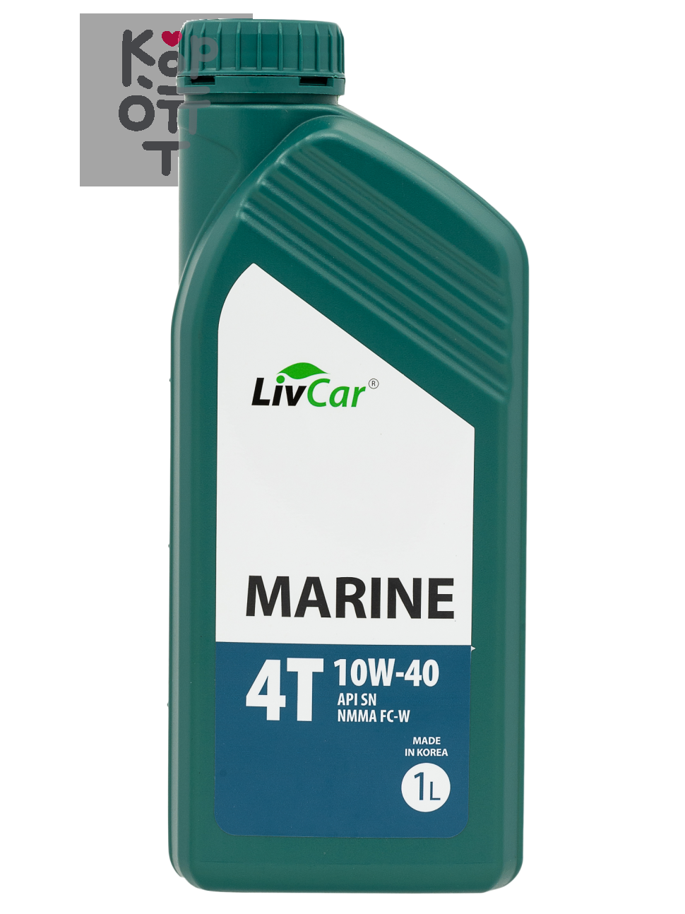 LIVCAR MARINE 4Т 10W40 API SN NMMA FC-W / Масло для четырехтактных подвесных двигателей (1л)