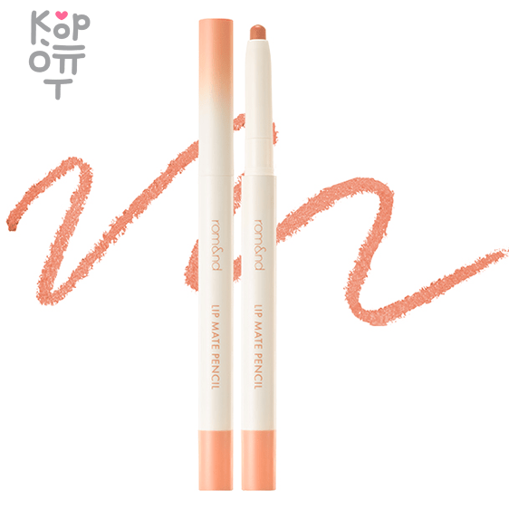 Rom&amp;Nd Lip Mate Pencil - Матовый карандаш для губ., купить с доставкой на дом Матовая помада-карандаш для губ Rom&Nd Lip Mate Pencil с блюр-эффектом обладает мягкой текстурой, легко наносится и удобно тушуется.
