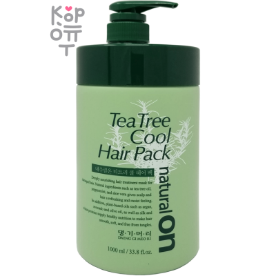 Daeng Gi Meo Ri Naturalon Tea Tree Cool Hair Pack - Освежающая маска для волос на основе Чайного Дерева 1000мл.