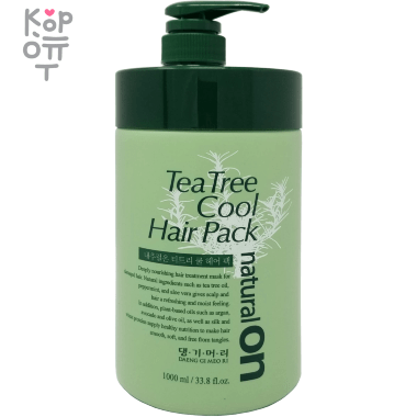 Daeng Gi Meo Ri Naturalon Tea Tree Cool Hair Pack - Освежающая маска для волос на основе Чайного Дерева 1000мл. — Корейские товары для всей семьи(КорОпт)