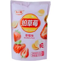 Чипсы в Гигантской упаковке DauTasteHome хрустящие со вкусом клубники, 270гр.