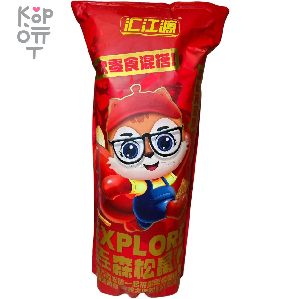 Чипсы в Гигантской упаковке EXplore Snacks - Откройте для себя больше красоты с белкой Чонсен, 260гр., купить с доставкой на дом фото 1 &mdash; Корейские товары для всей семьи(КорОпт)