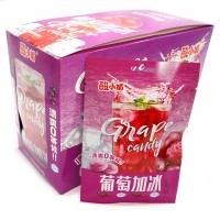 Кислая карамель "Кислая малышка Мэй" Grape Candy со вкусом леденящего Винограда