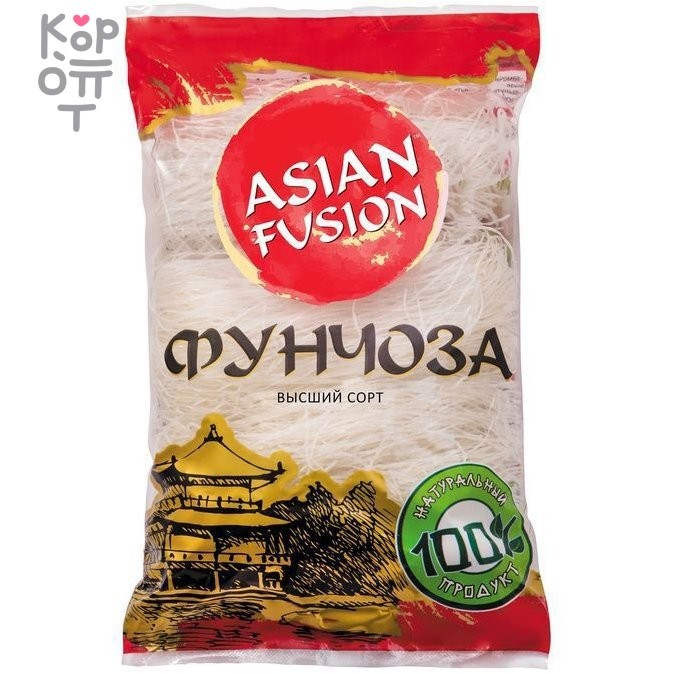 Вермишель Фунчоза, Asian Fusion, 150гр., купить с доставкой на дом фото 1 &mdash; Корейские товары для всей семьи(КорОпт)